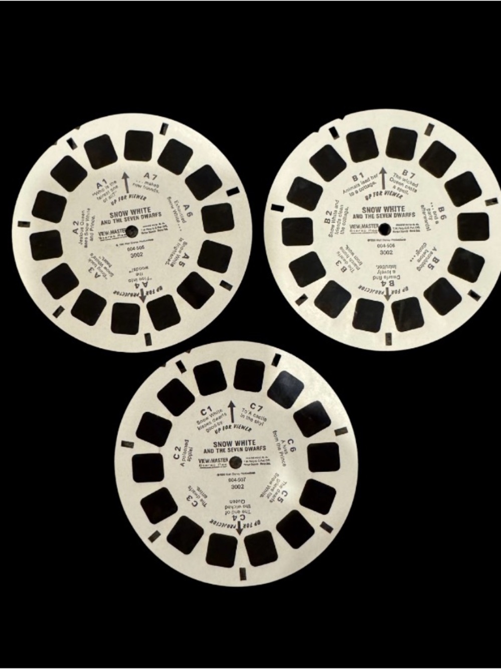 View Master Disney’s Snow White and the Seven Dwarves Set 3002
3D Reels 1980